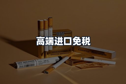 高端进口免税